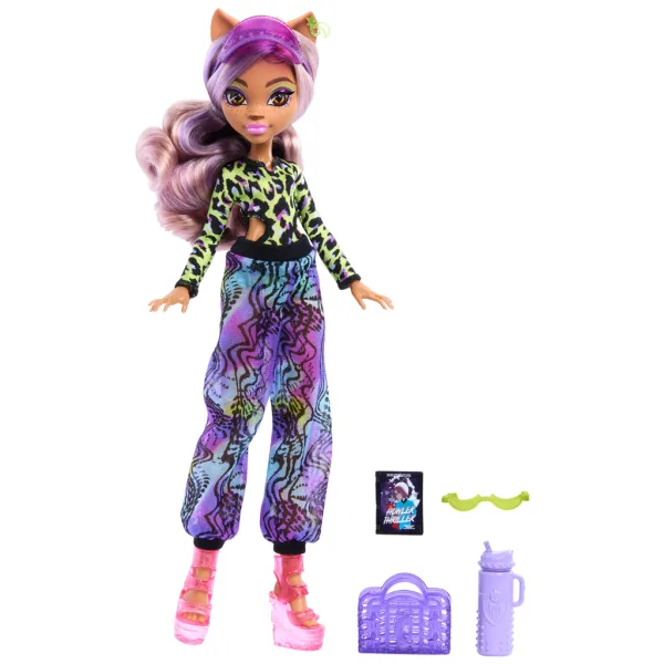 Monster High: Isola Scare-adise – Bambola Clawdeen Wolf con accessori - Mattel immagine 2