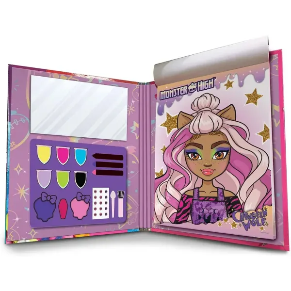 Monster High: Libro di attività per truccare e colorare, 44 pagine - Lisciani immagine 2