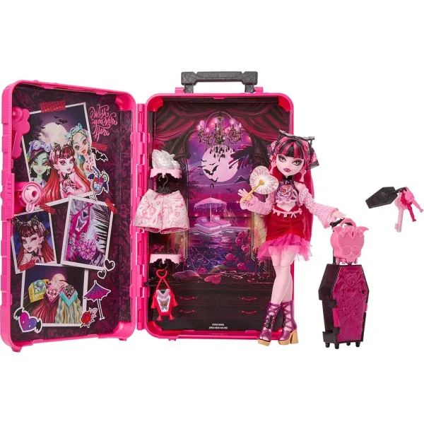Monster High Segreti delle terrificanti amiche: Viaggio spaventoso bambola Draculaura - Mattel immagine 4