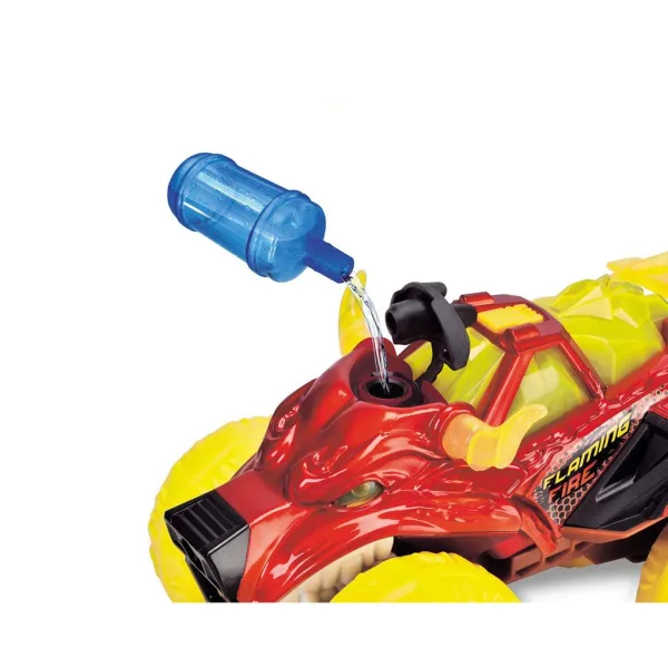 Monster truck a forma di testa di toro fiammeggiante con luci e suoni - Dickie Toys immagine 3