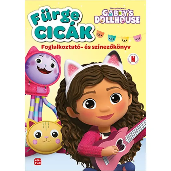 Móra: La casa delle bambole di Gabi - Libro di attività e colorazione con gatti vivaci immagine 1