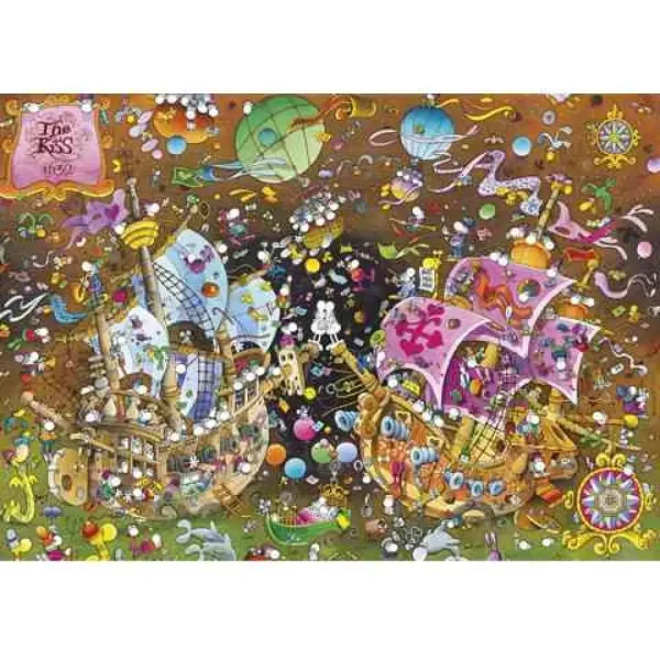 Mordillo Il Bacio puzzle 6000 pezzi - Clementoni immagine 2