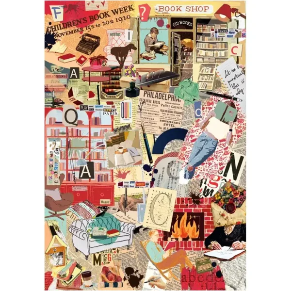 More is More: Libri e scrittura HQC puzzle 1000 pezzi - Clementoni immagine 2