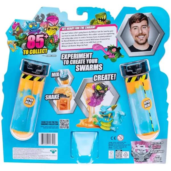 Mr. Beast: Lab Swarms Grande Laboratorio dei Mostri Set da 12 pezzi Serie 2 immagine 3