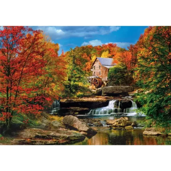 Mulino ad acqua nella foresta HQC puzzle 2000 pezzi - Clementoni immagine 2