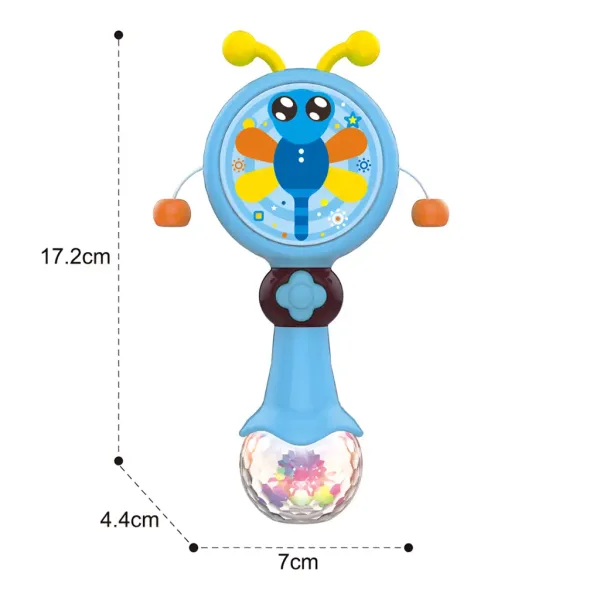 Music World: Tamburo a sfera con libellula 17 cm immagine 3