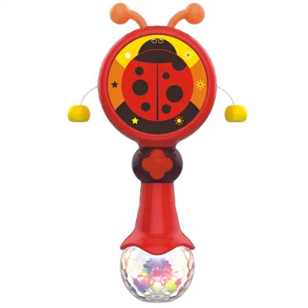 Music World: Tamburo a sfere con coccinelle 17 cm immagine 2