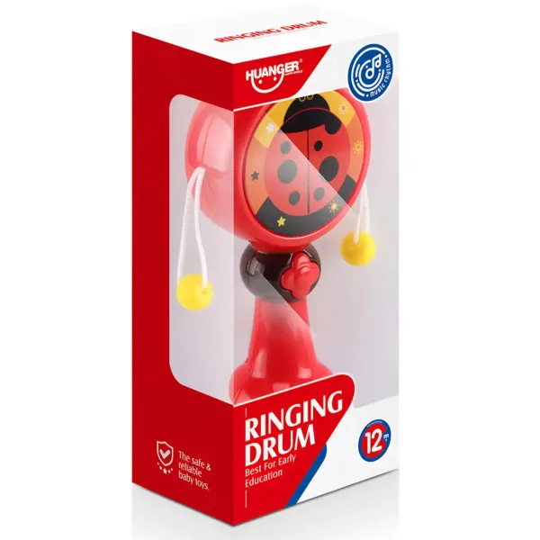 Music World: Tamburo a sfere con coccinelle 17 cm immagine 4