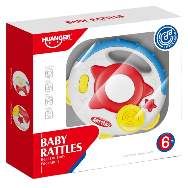 Music World: Volante sonoro per bambini con sonaglio immagine 3