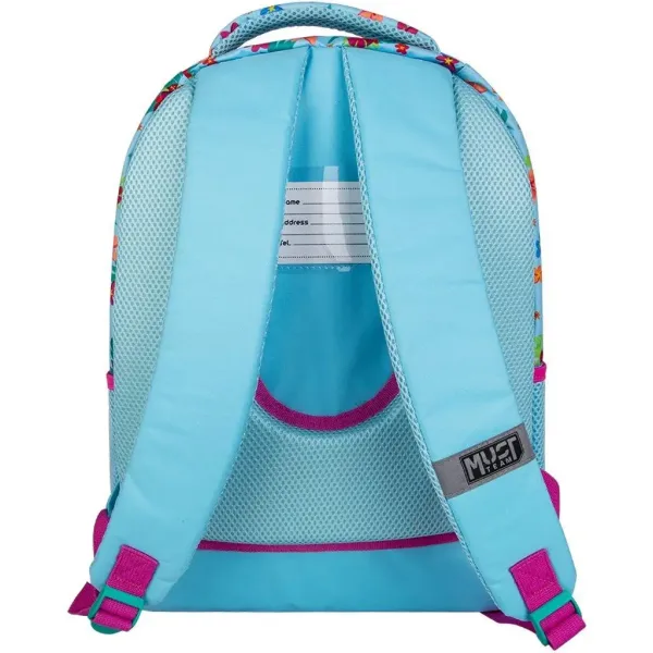 Must... Vaiana 2 zaino scolastico arrotondato a 3 scomparti, 32x18x43cm immagine 2