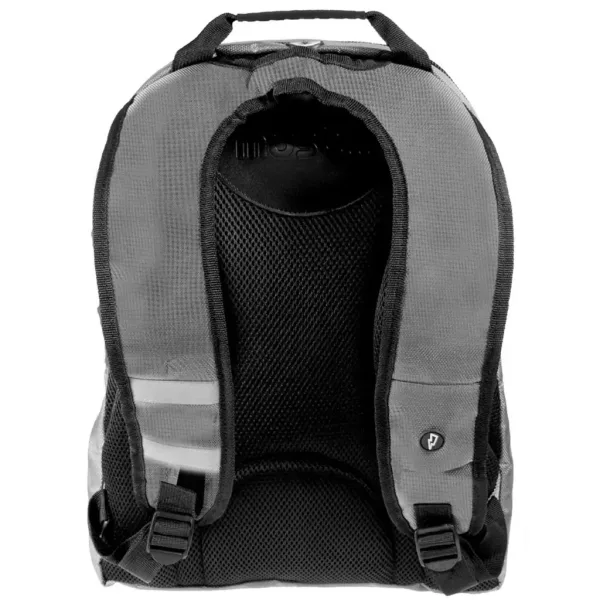 Must: Zaino scolastico Monochrome Grigio RipStop, 32x17x42cm immagine 2