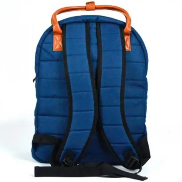 Must: Zaino scolastico blu arrotondato, 40x30x12cm immagine 2
