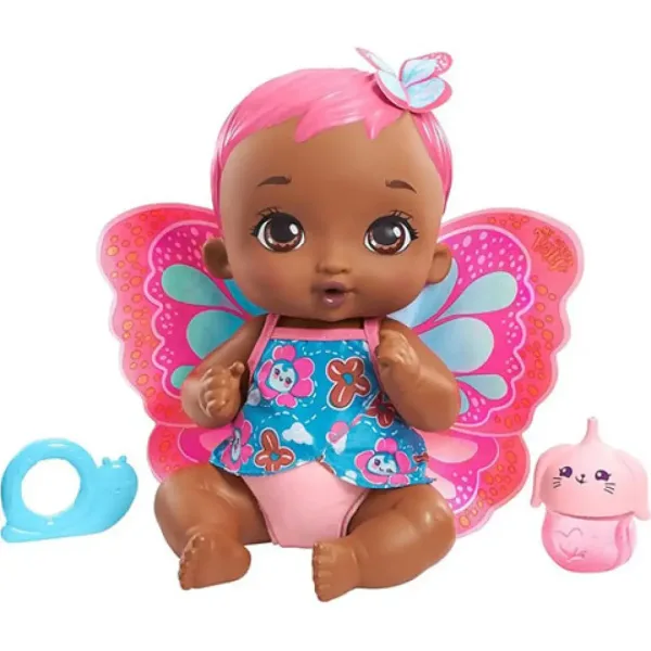 My Garden Baby: Bambola farfalla coccolosa 30 cm - Mattel immagine 2
