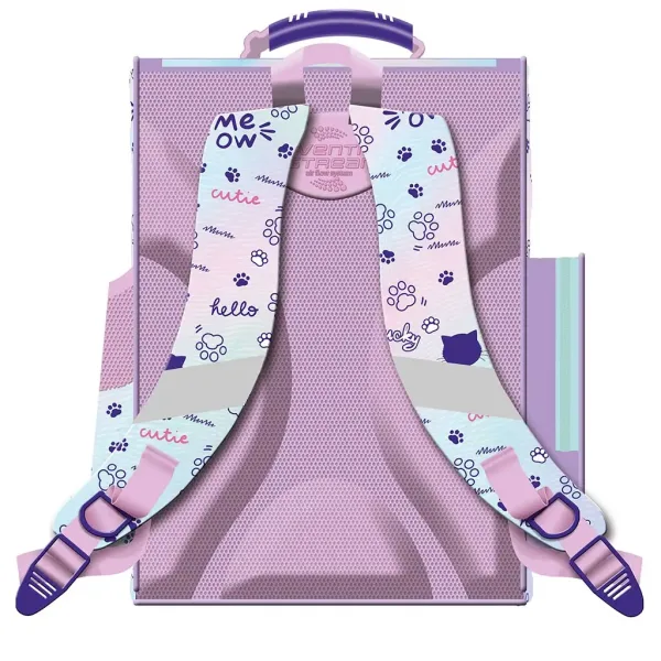 My Little Friend - Zaino ergonomico con gattino pastello, 35,5x27,5x16cm immagine 2