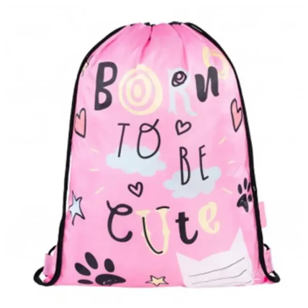 My little friend borsa sportiva rosa con gatti immagine 2