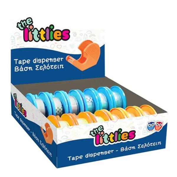 Nastro adesivo con dispenser in 2 colori, 1 pezzo immagine 1