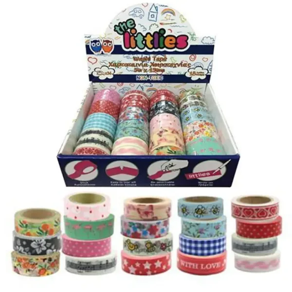 Nastro decorativo 15mm x 5m in diverse varianti 1 pezzo immagine 1