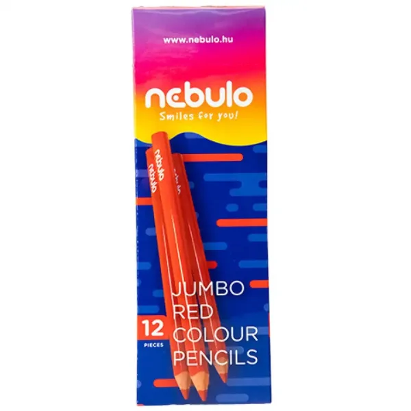 Nebulo: Matita colorata Jumbo triangolare rossa 1 pezzo immagine 1