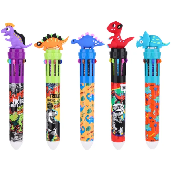 Nebulo: Penna a sfera 10 colori design Baby Dino, assortita, 1 pezzo immagine 1