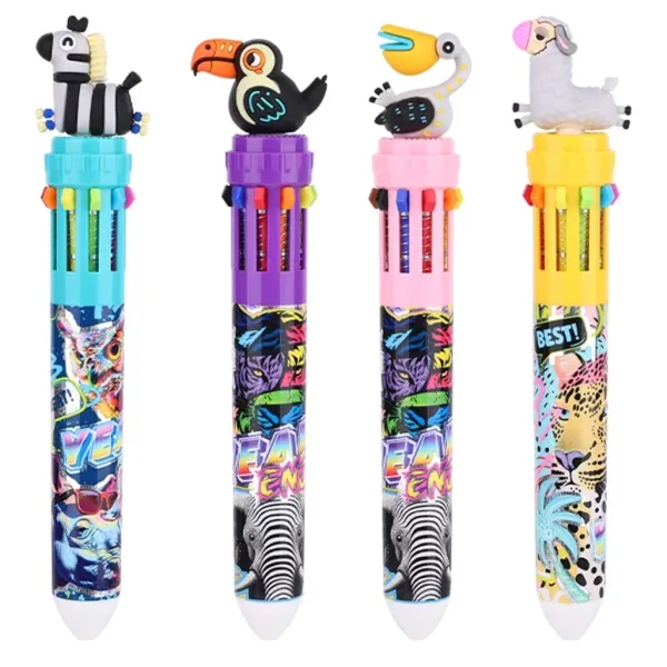 Nebulo: Penna a sfera a 10 colori, design Safari, diversi modelli, 1 pezzo immagine 1