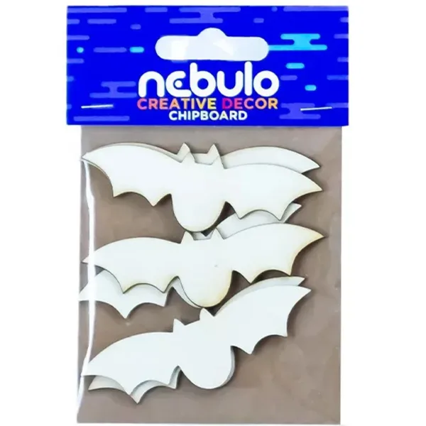Nebulo: Set di 6 decorazioni pipistrello in cartone immagine 1