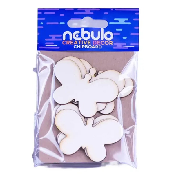 Nebulo: Set di decorazioni in cartone a forma di farfalle, 6 pezzi immagine 1