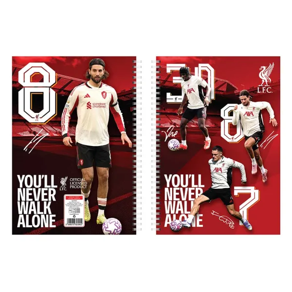 Nebulo: quaderno a spirale Liverpool, quadrettato, 60 fogli, formato A4, 1 pz immagine 4