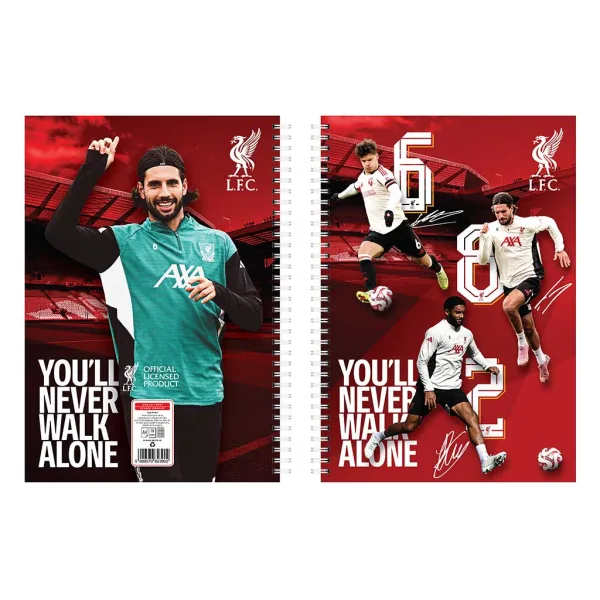 Nebulo: quaderno a spirale Liverpool, rigato, 60 fogli, formato A4, 1 pezzo immagine 3