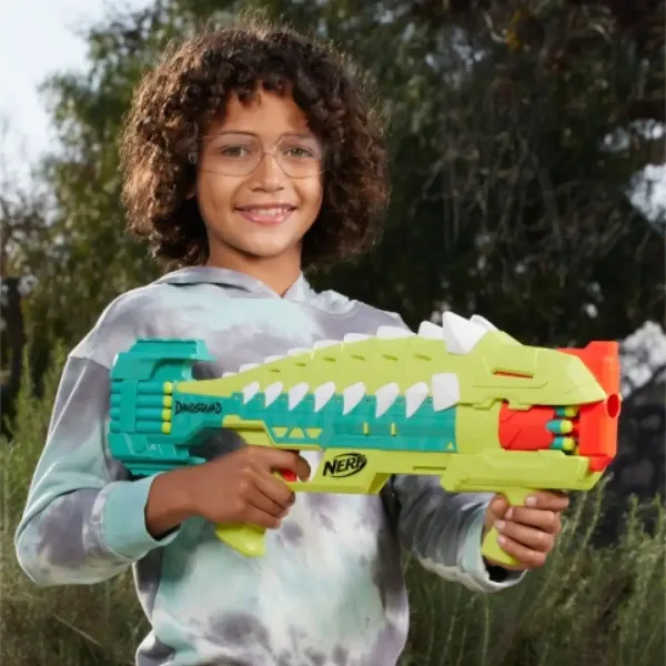 Nerf DinoSquad Armorstrike blaster a dardi in schiuma - Hasbro immagine 3