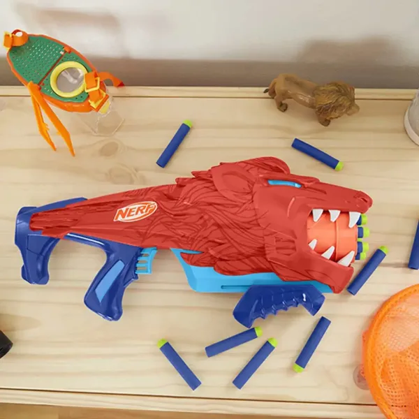 Nerf: Lionfury spara-spugne con 16 proiettili - Hasbro immagine 3
