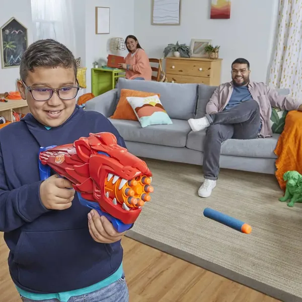 Nerf: Lionfury spara-spugne con 16 proiettili - Hasbro immagine 4