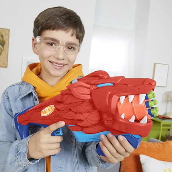 Nerf: Lionfury spara-spugne con 16 proiettili - Hasbro immagine 6