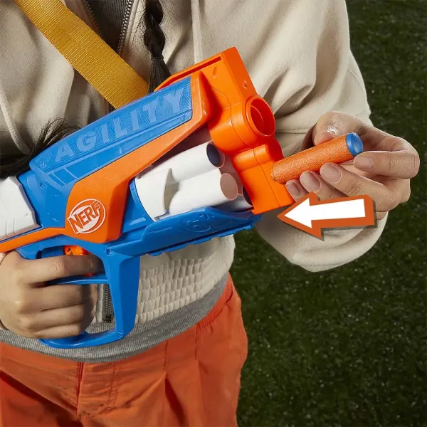 Nerf: N-Series: Agility spara-sponge con 12 proiettili - Hasbro immagine 4