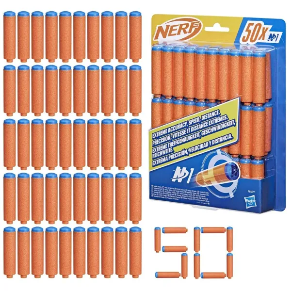 Nerf: N-Series: Set di ricarica da 50 dardi in schiuma - Hasbro immagine 2
