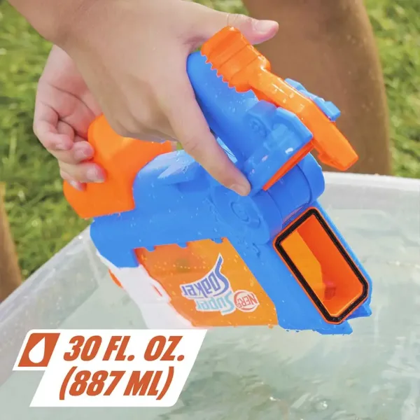 Nerf: Super Soaker Flip Fill pistola ad acqua con serbatoio da 887 ml - Hasbro immagine 4