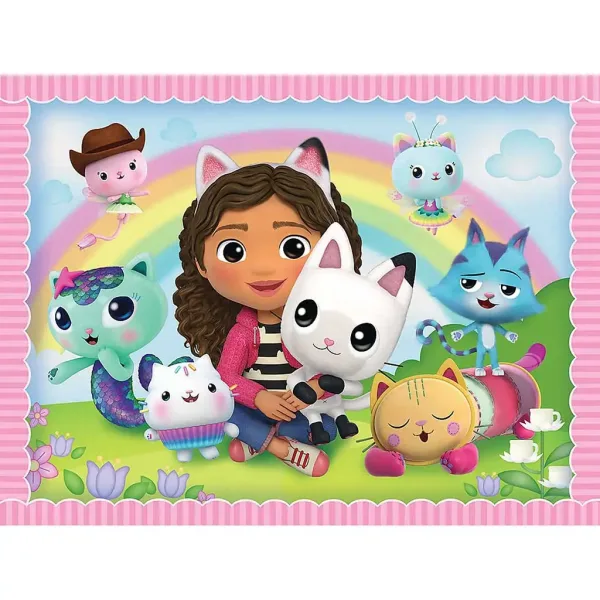 Netflix: Casa delle bambole di Gabi 2 in 1 puzzle + gioco di memoria immagine 5