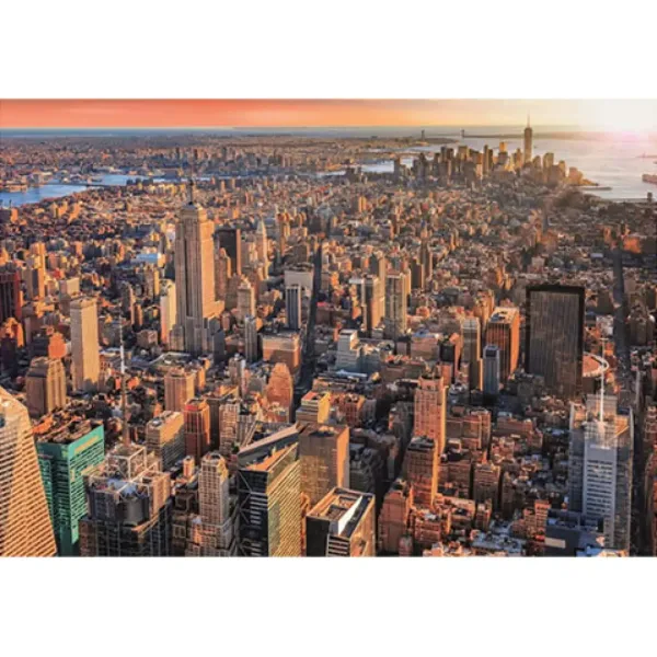 New York City tramonto HQC puzzle 1000 pezzi - Clementoni immagine 2