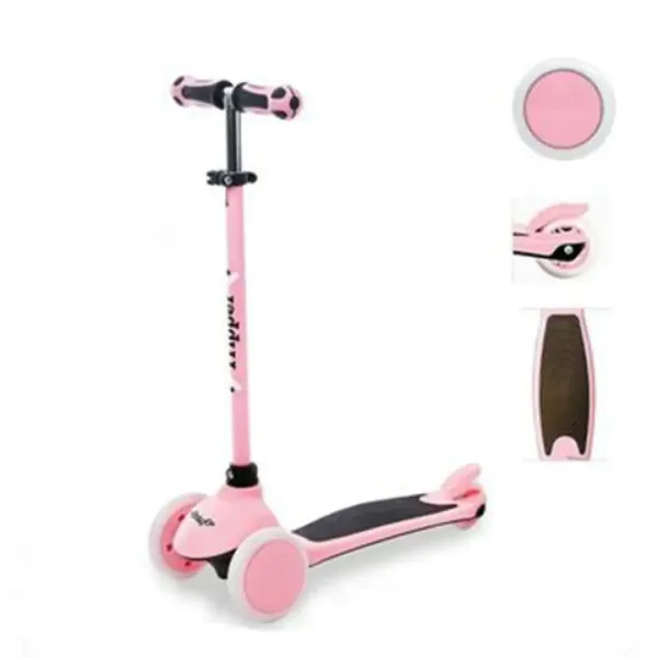 On and Go monopattino a tre ruote rosa - Mondo Toys immagine 3