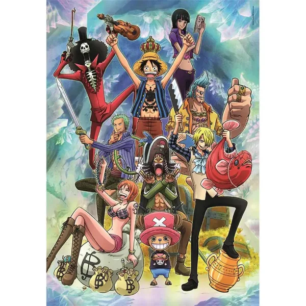 One Piece puzzle compatto da 1000 pezzi 50x70cm - Clementoni immagine 2
