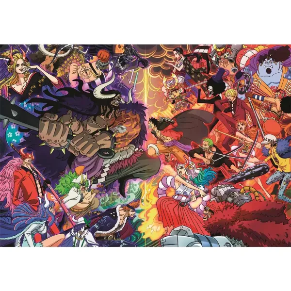 One Piece puzzle compatto da 1000 pezzi 70x50cm - Clementoni immagine 2