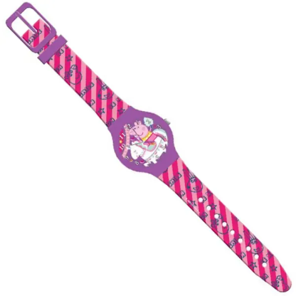 Orologio analogico Peppa Pig in confezione regalo di plastica immagine 2