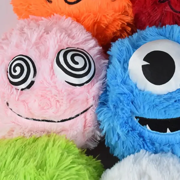 Palle di peluche Fuzzy Monsters in diverse varianti 23 cm immagine 5