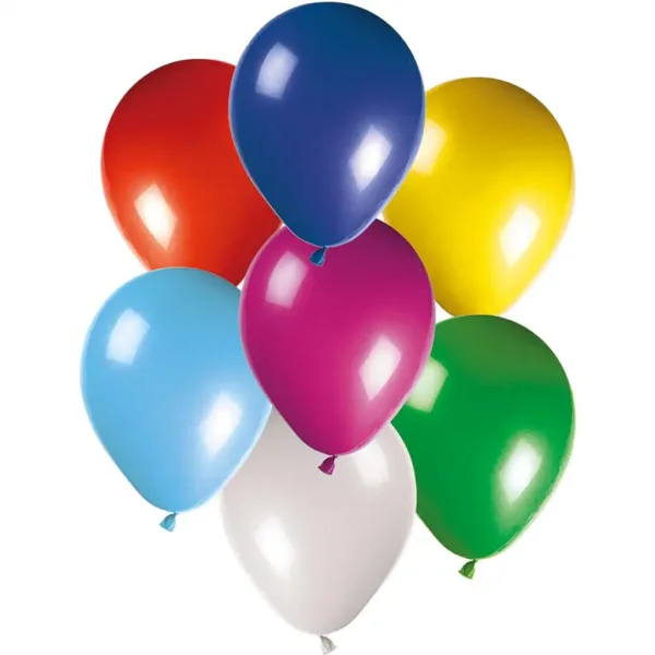 Palloncini da festa in lattice colorati - set da 100 pezzi immagine 1