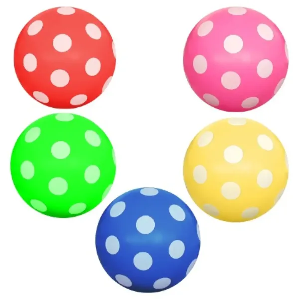 Pallone a pois da 22 cm immagine 2