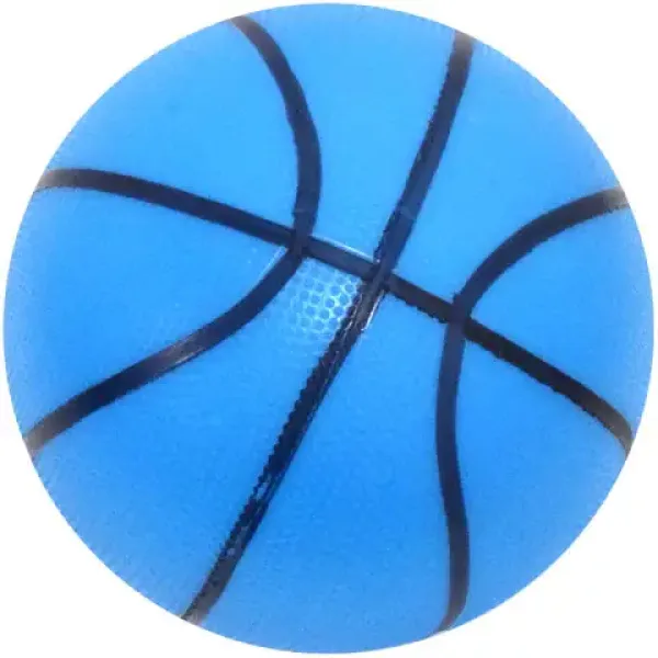 Pallone da basket in gomma 15 cm immagine 2