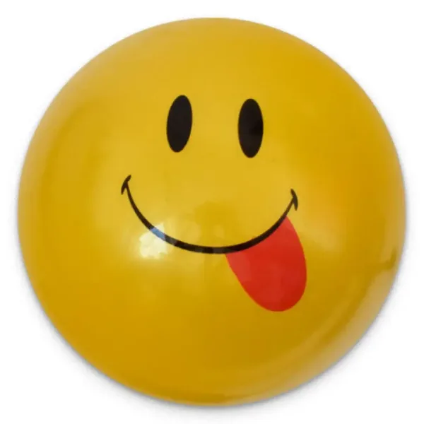 Pallone di gomma con motivo smiley in diverse varianti 23 cm immagine 11