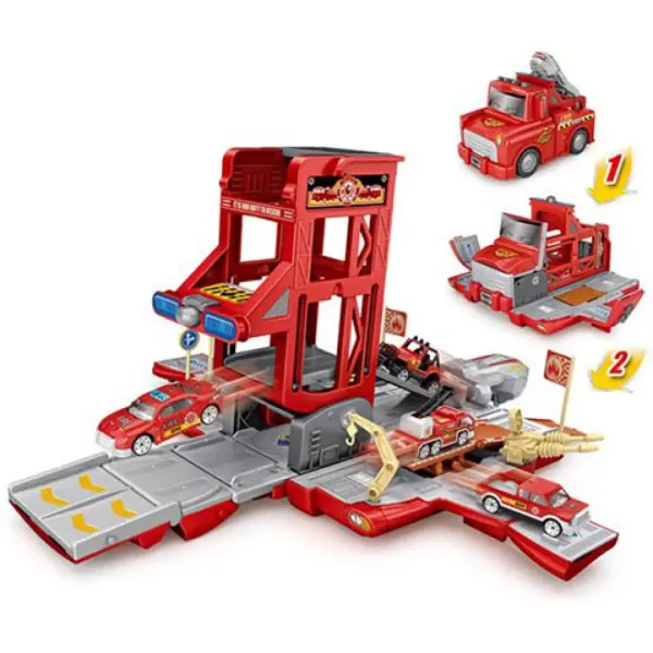 Parcheggio trasformabile Race Truck con luci e suoni immagine 2