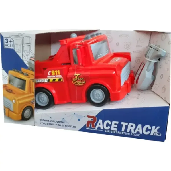 Parcheggio trasformabile Race Truck con luci e suoni immagine 4