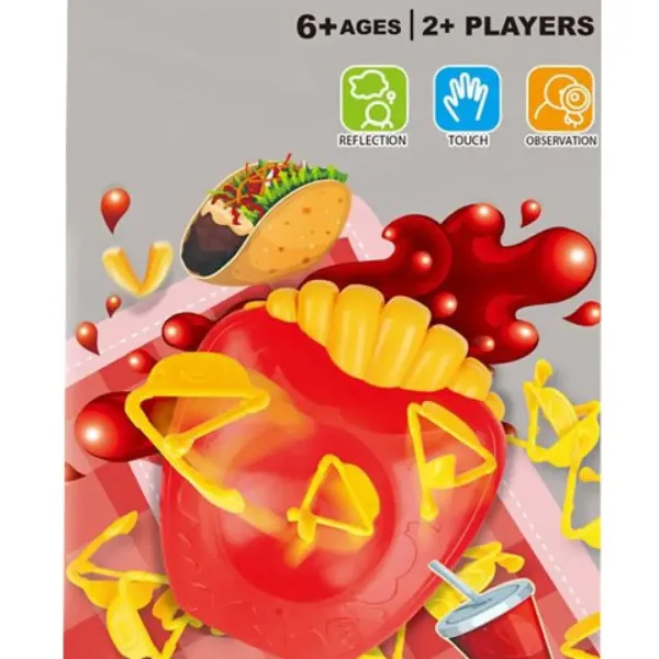 Patatine fritte saltellanti gioco da tavolo per famiglie immagine 2