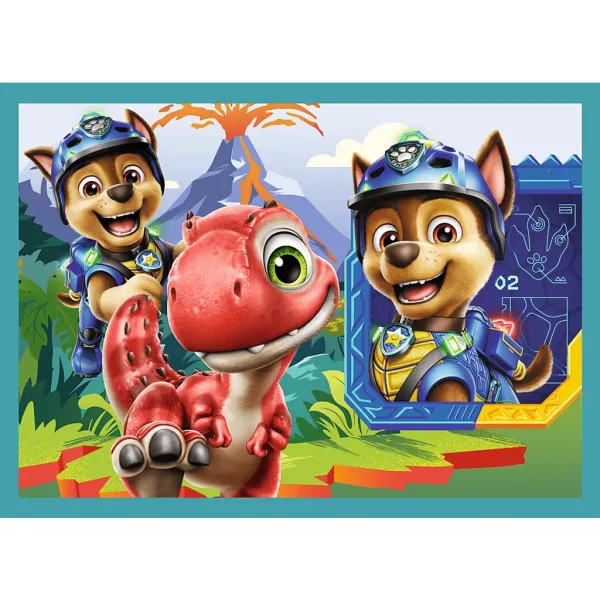 Paw Patrol - Avventure sullisola dei dinosauri: set di puzzle 4 in 1 - Trefl immagine 3